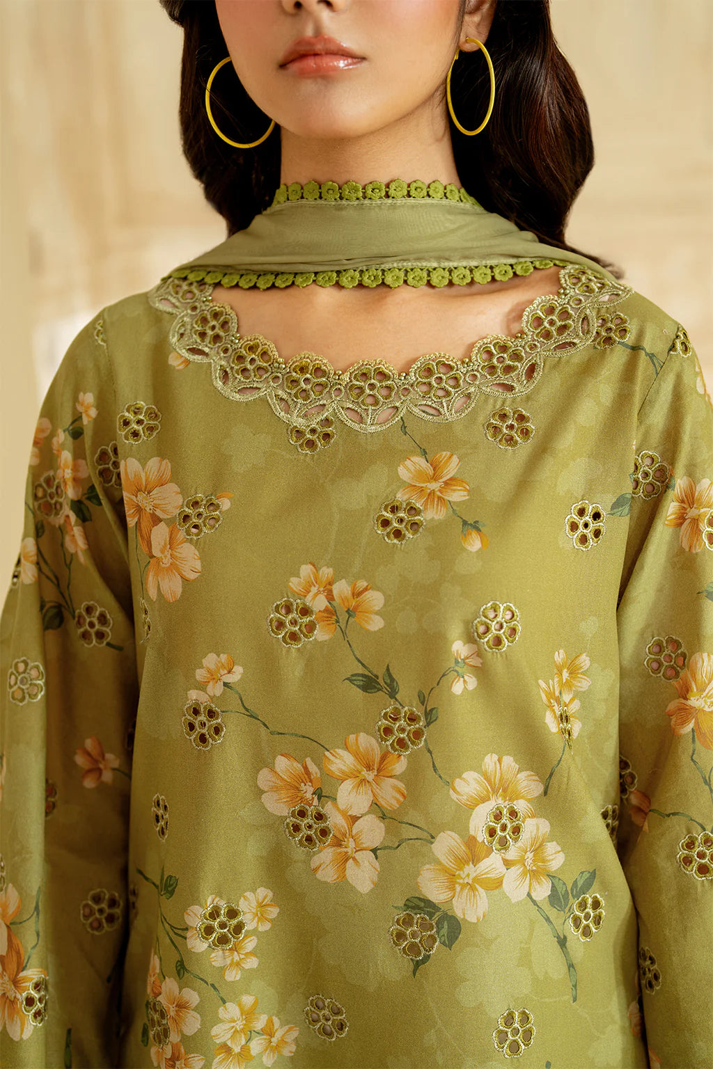 OLIVE PRINT ZB-1070