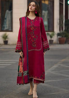 DEEP PINK DHANAK 3pc ZB-1190