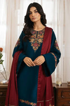 CLASSIC BLUE DHANAK 3pc ZB-1187