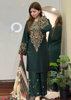 SEA GREEN DHANAK 3pc ZB-1180