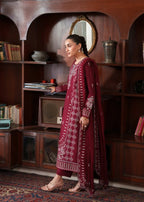 ROYAL MAROON 3pc ZB-1187