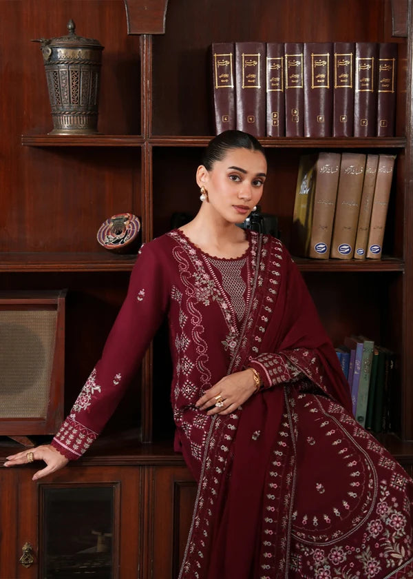 ROYAL MAROON 3pc ZB-1187