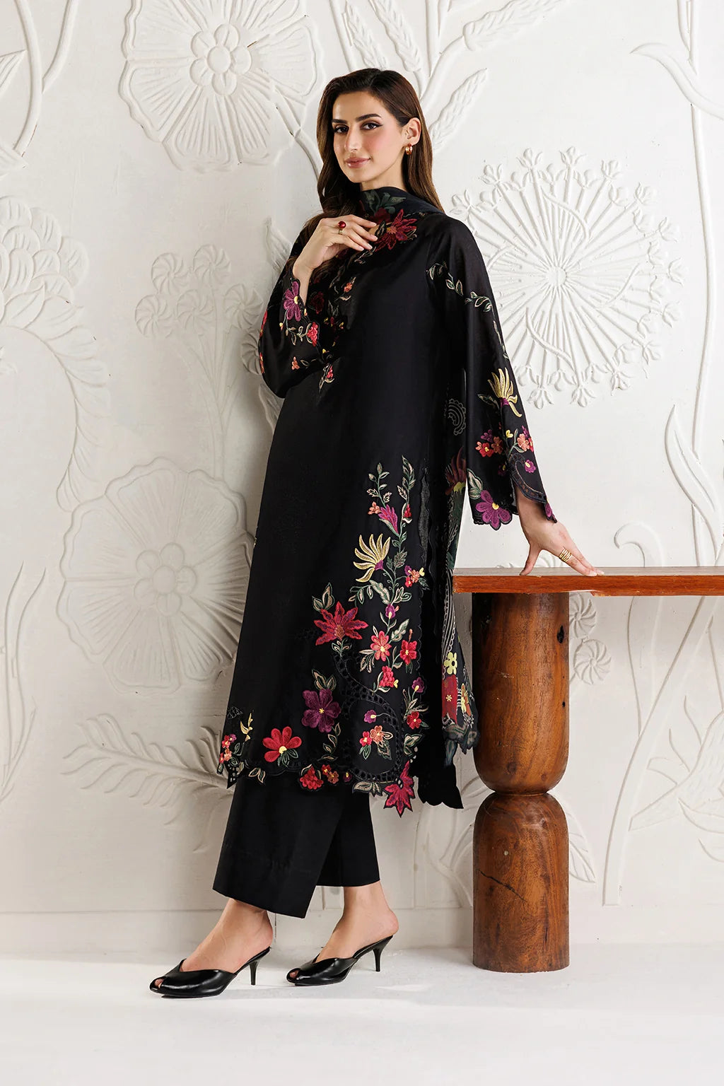 COOL BLACK DHANAK 3pc ZB-1189