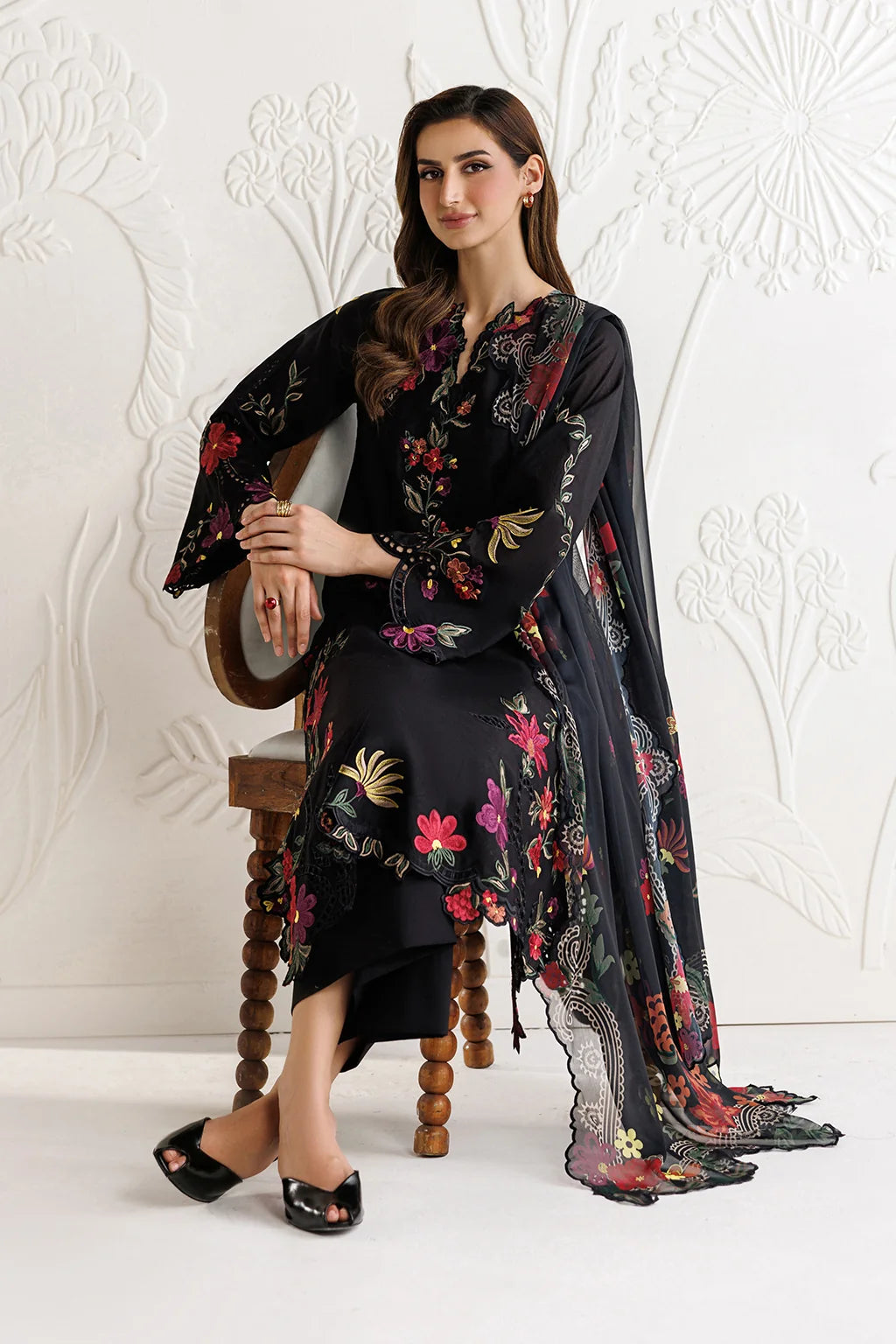 COOL BLACK DHANAK 3pc ZB-1189