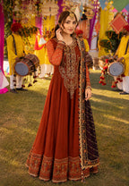 GINGER CHIFFON FROCK