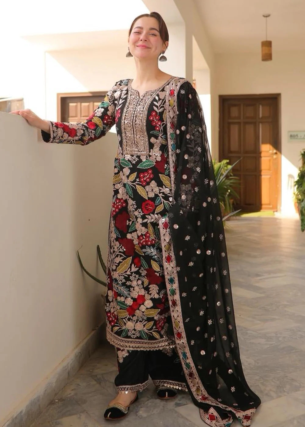 GARDAN BLACK DHANAK 3pc ZB-1110