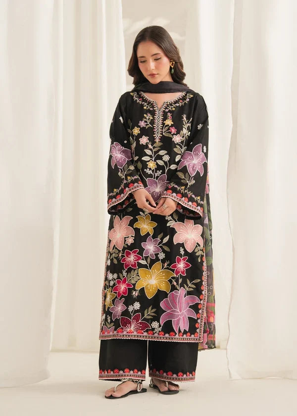 BLACK DHANAK 3pc ZB-1226