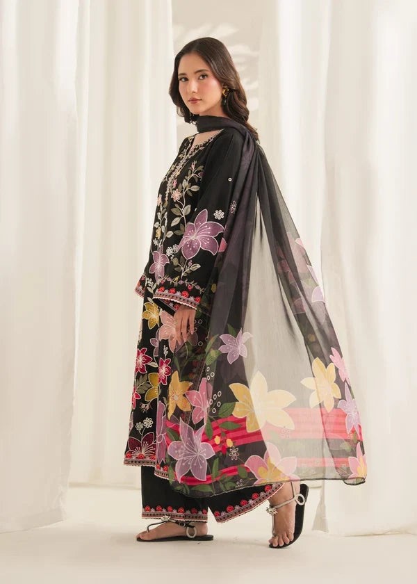 BLACK DHANAK 3pc ZB-1226