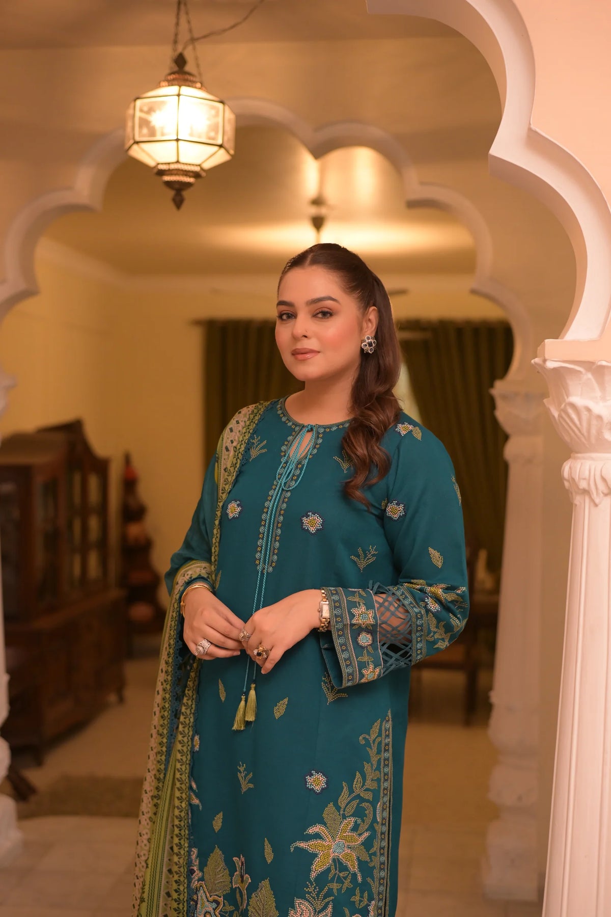 SEA BLUE DHANAK 3pc ZB-1225