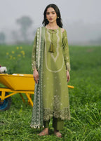 APPLE GREEN DHANAK 3pc ZB-1229