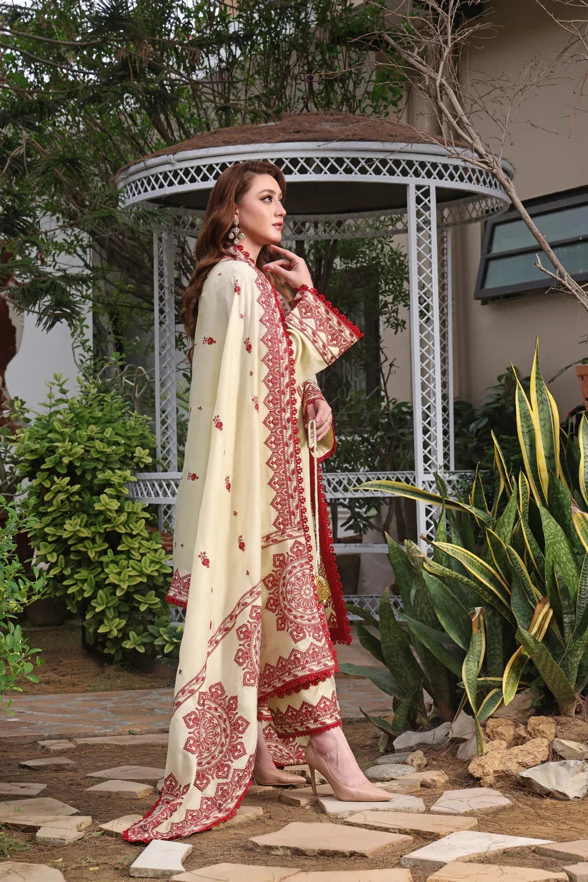 CREAM WHITE 3pc ZB-1101
