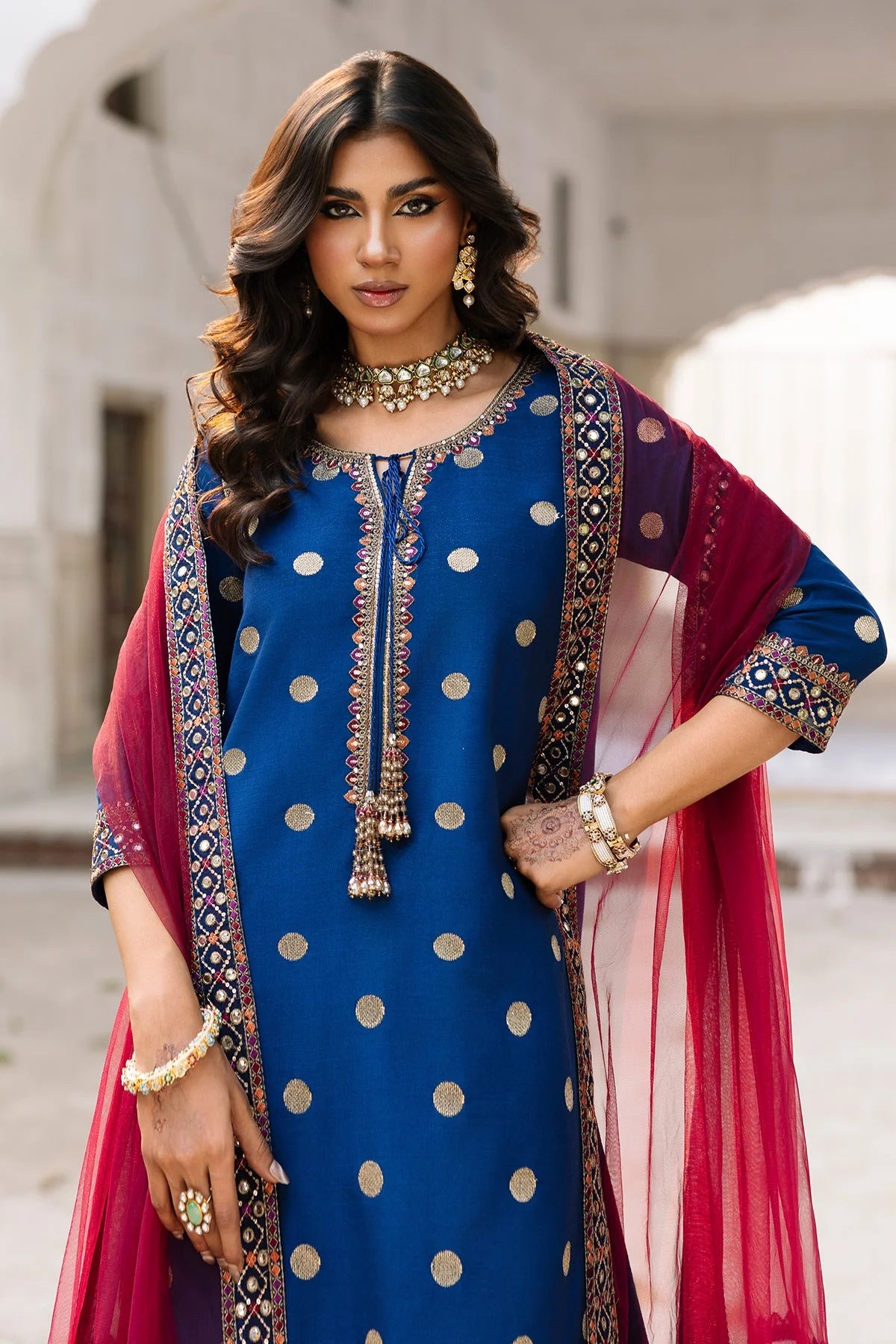 TRYPAN BLUE DHANAK 3pc ZB-1208