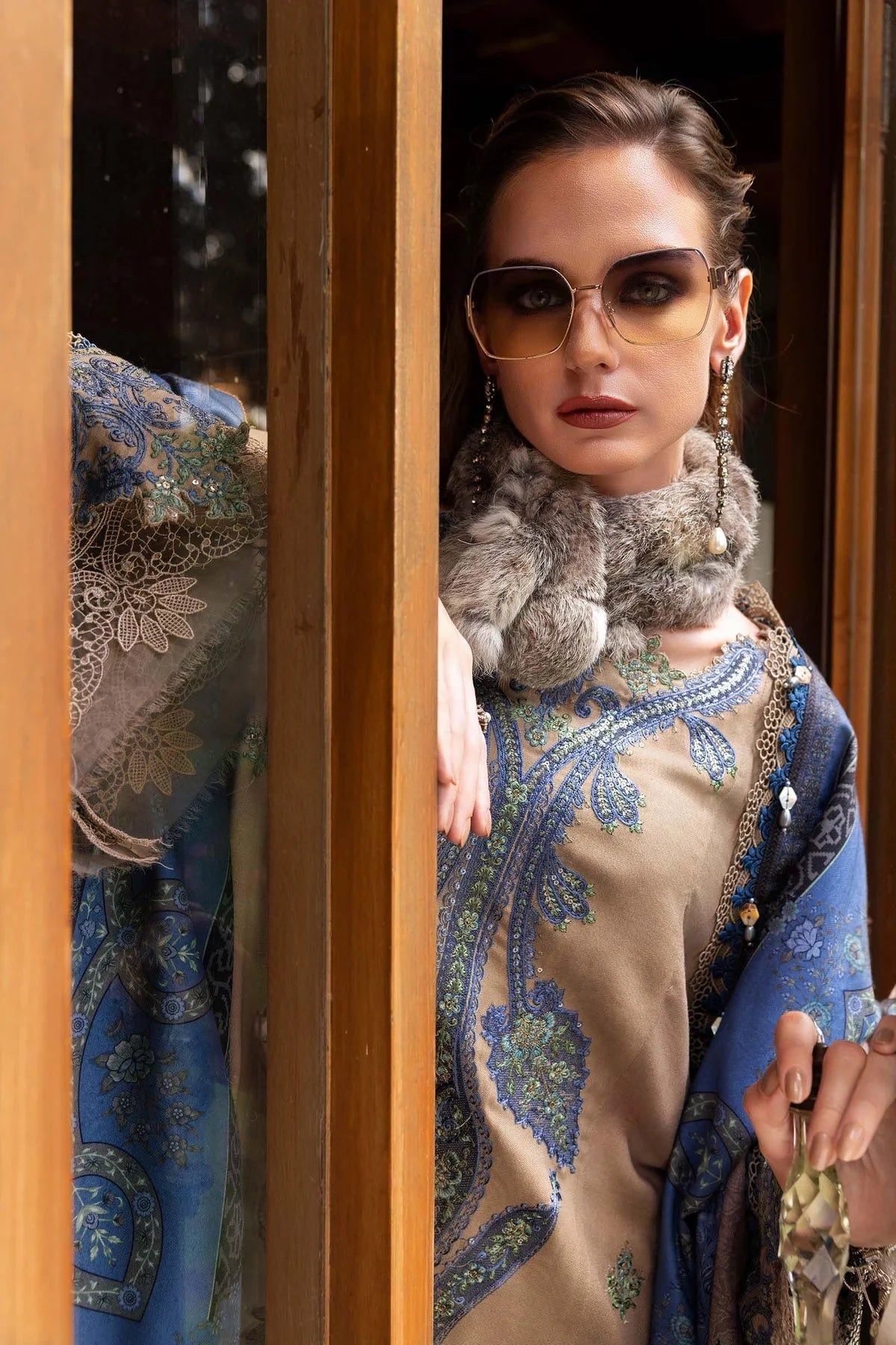 PIGEON GRAY DHANAK 3pc ZB-1163