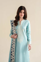 BABY BLUE DHANAK 3pc ZB-1208 (Copy)
