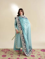 BABY BLUE DHANAK 3pc ZB-1208 (Copy)