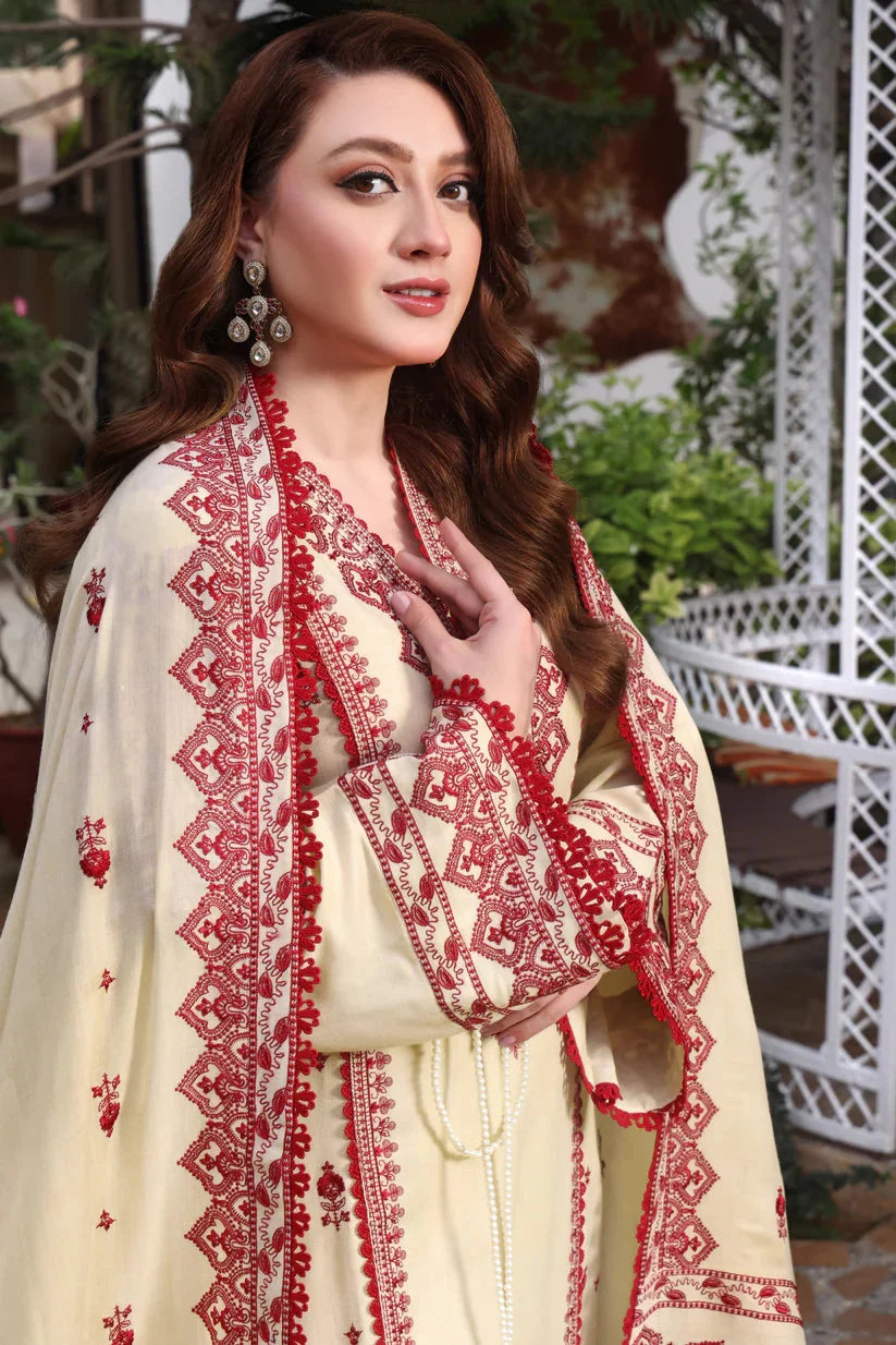 CREAM WHITE 3pc ZB-1101