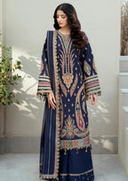 BERRY BLUE DHANAK 3pc ZB-1155