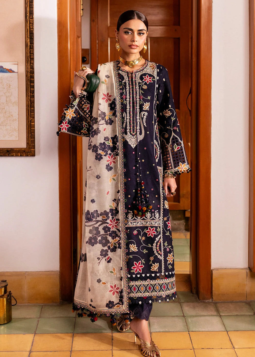 GRAPE PURPLE  DHANAK 3pc ZB-1218