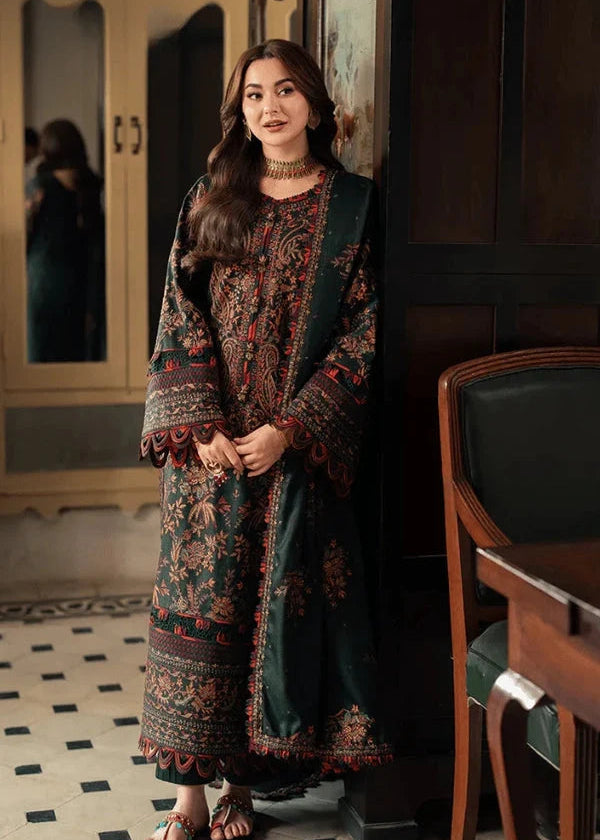 FOREST GREEN DHANAK 3pc ZB-1158
