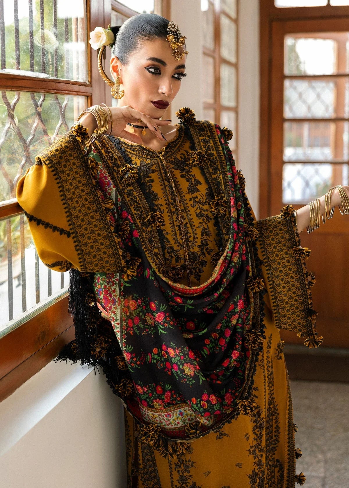 MUSTARD DHANAK 3pc ZB-1161