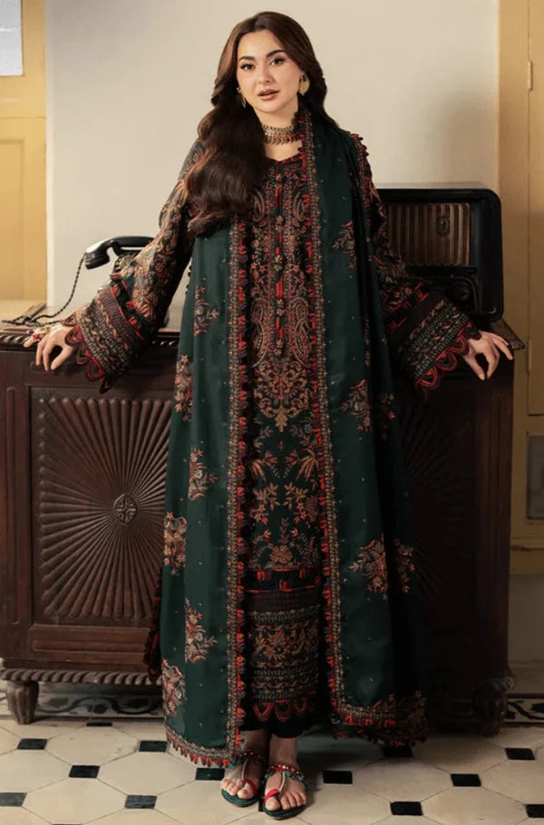 FOREST GREEN DHANAK 3pc ZB-1158