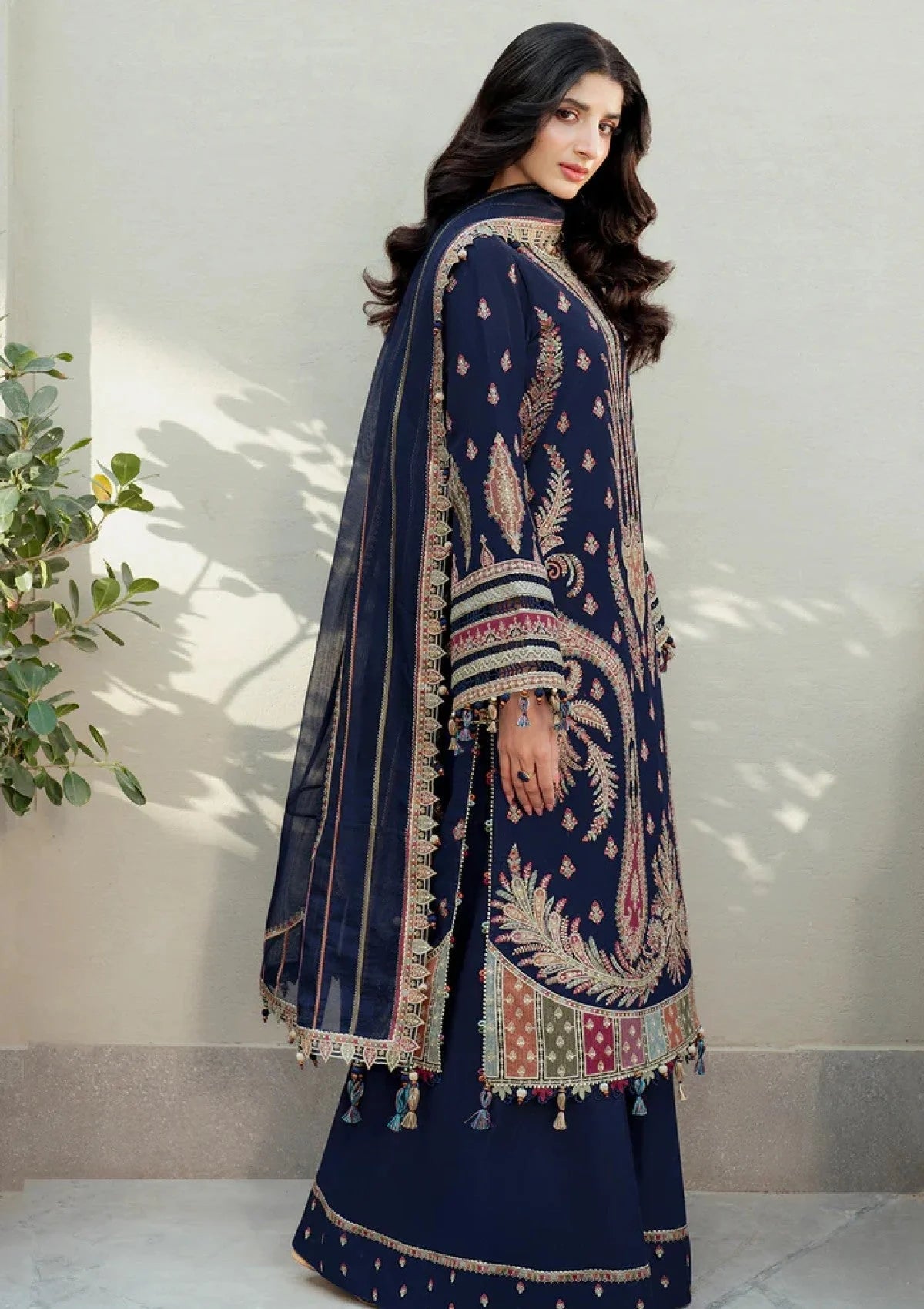 BERRY BLUE DHANAK 3pc ZB-1155