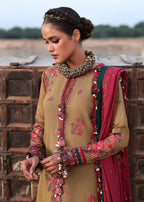 OLD YELLOW DHANAK 3pc ZB-1183