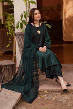 JUNGLE GREEN DHANAK 3pc ZB-1184